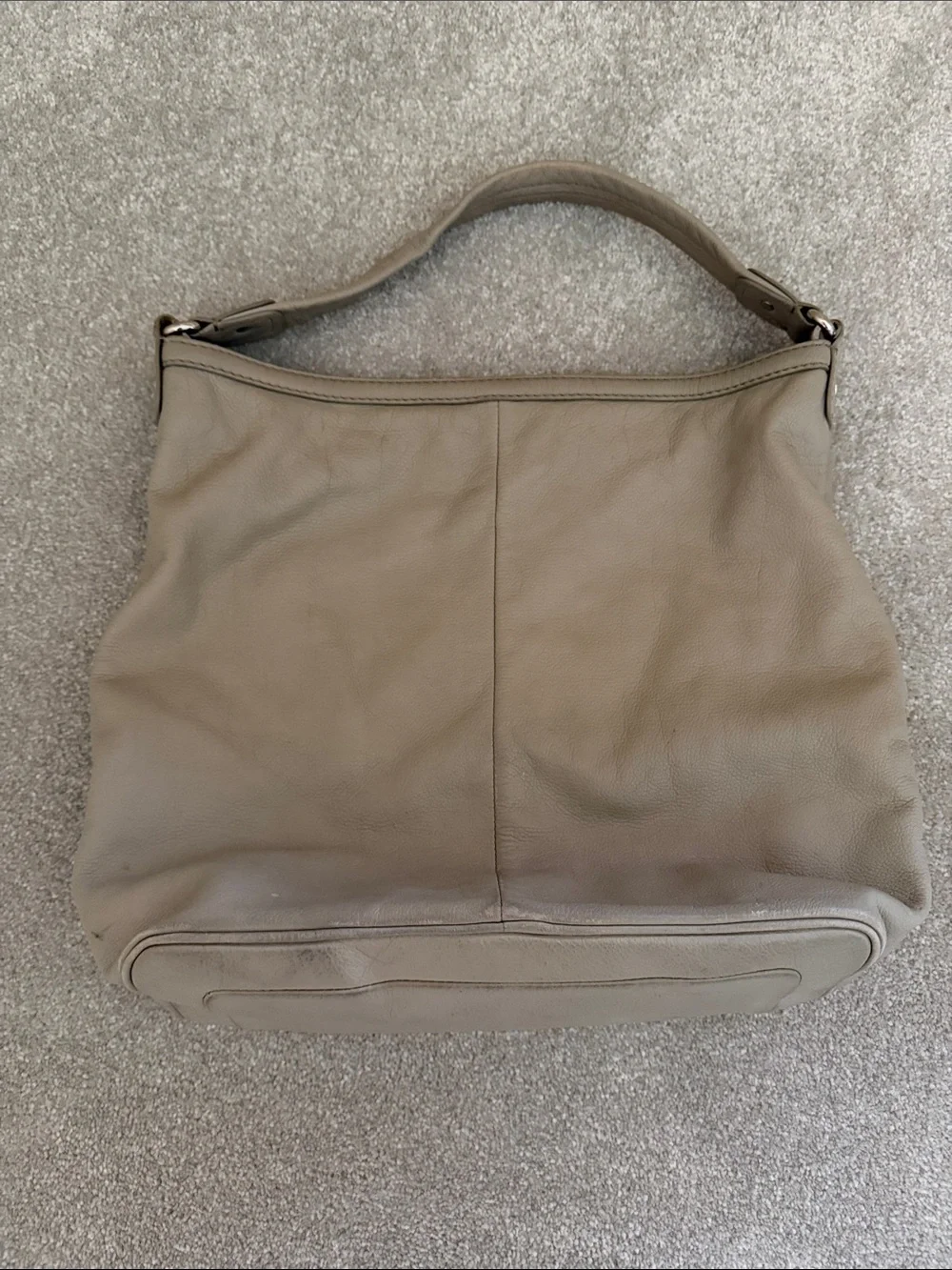 Marc by Marc Jacobs Neutral Taupe Hobo Shoulder Bag